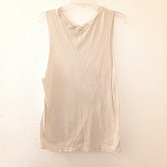 Anthropologie ROLLING STONES Tank Top Sz M Leopard Lip Sleeveless Graphic Print - Picture 9 of 11